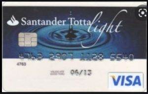 Cartão de Crédito Santander Totta Light